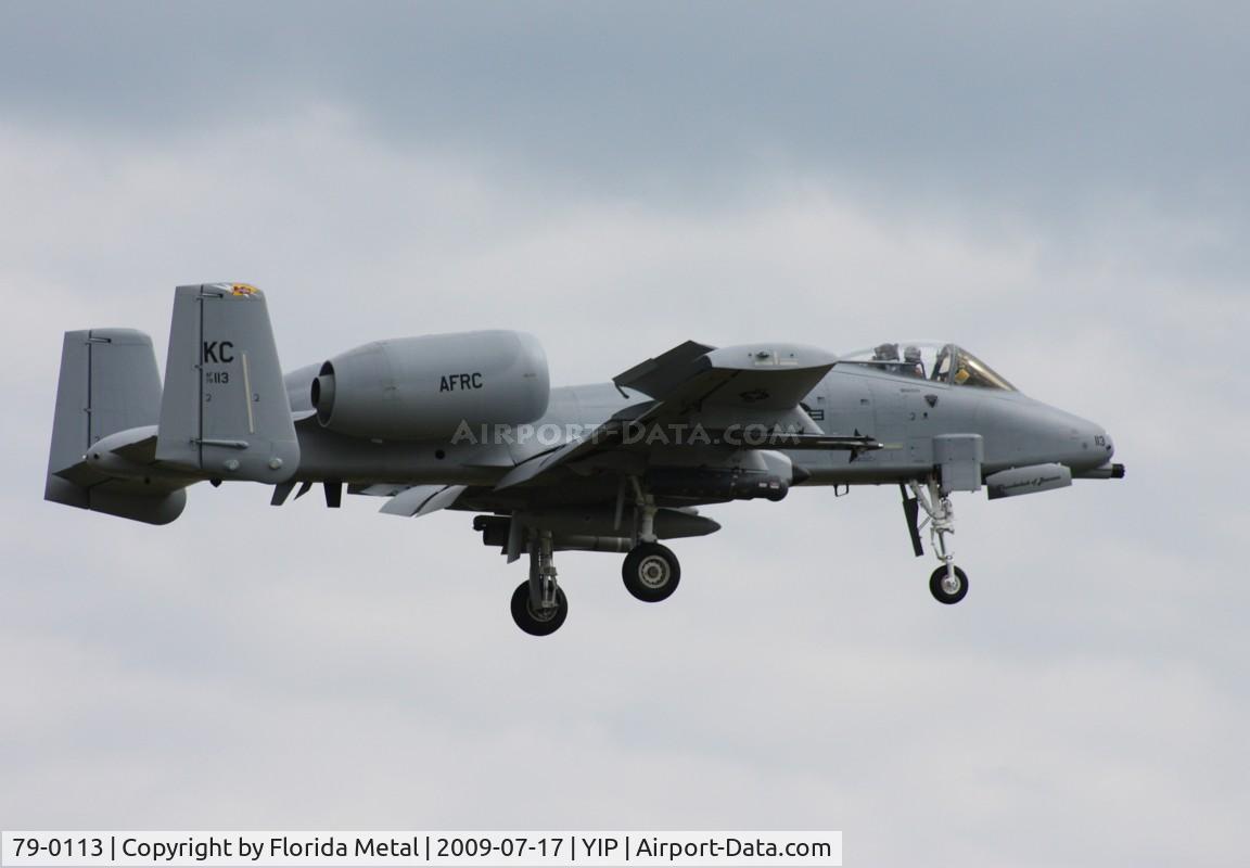 79-0113, 1979 Fairchild Republic A-10C Thunderbolt II C/N A10-0377, A-10A Wart Hog