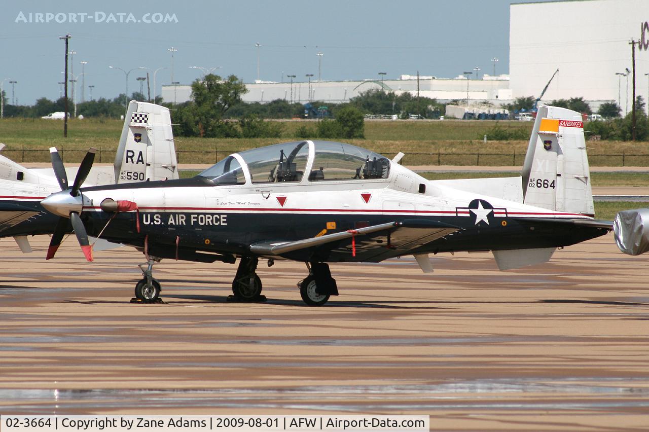 02-3664, 2002 Raytheon T-6A Texan II C/N PT-206, At Alliance Fort Worth