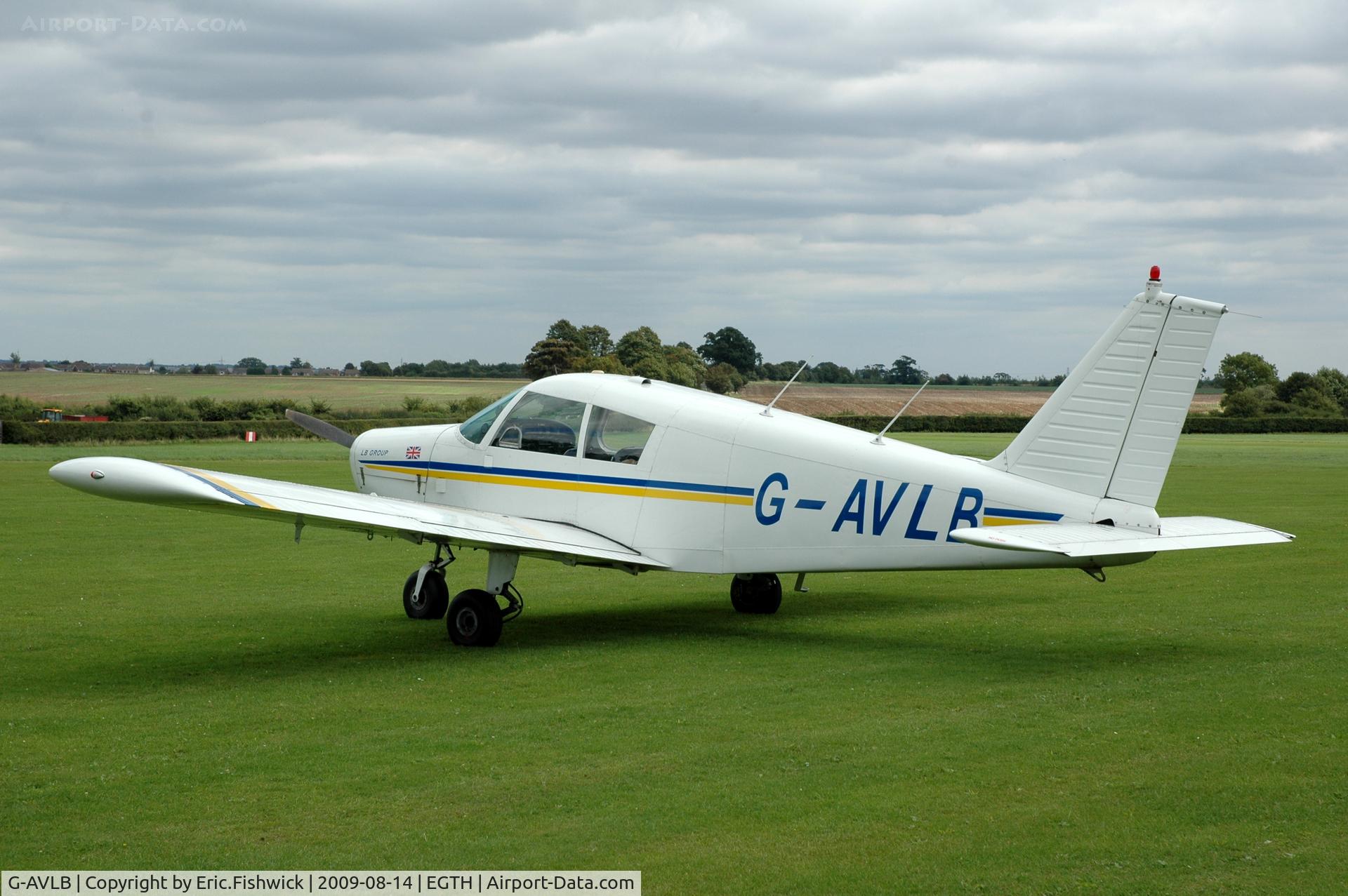G-AVLB, 1967 Piper PA-28-140 Cherokee C/N 28-23158, G-AVLB at Shuttleworth (Old Warden) Aerodrome.