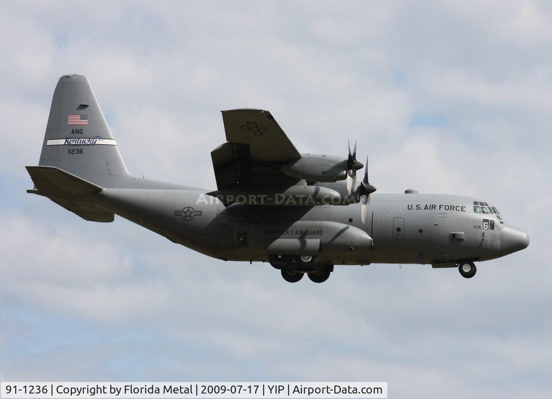 91-1236, 1991 Lockheed C-130H Hercules C/N 382-5286, C-130H