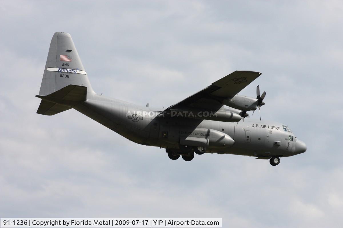 91-1236, 1991 Lockheed C-130H Hercules C/N 382-5286, C-130H