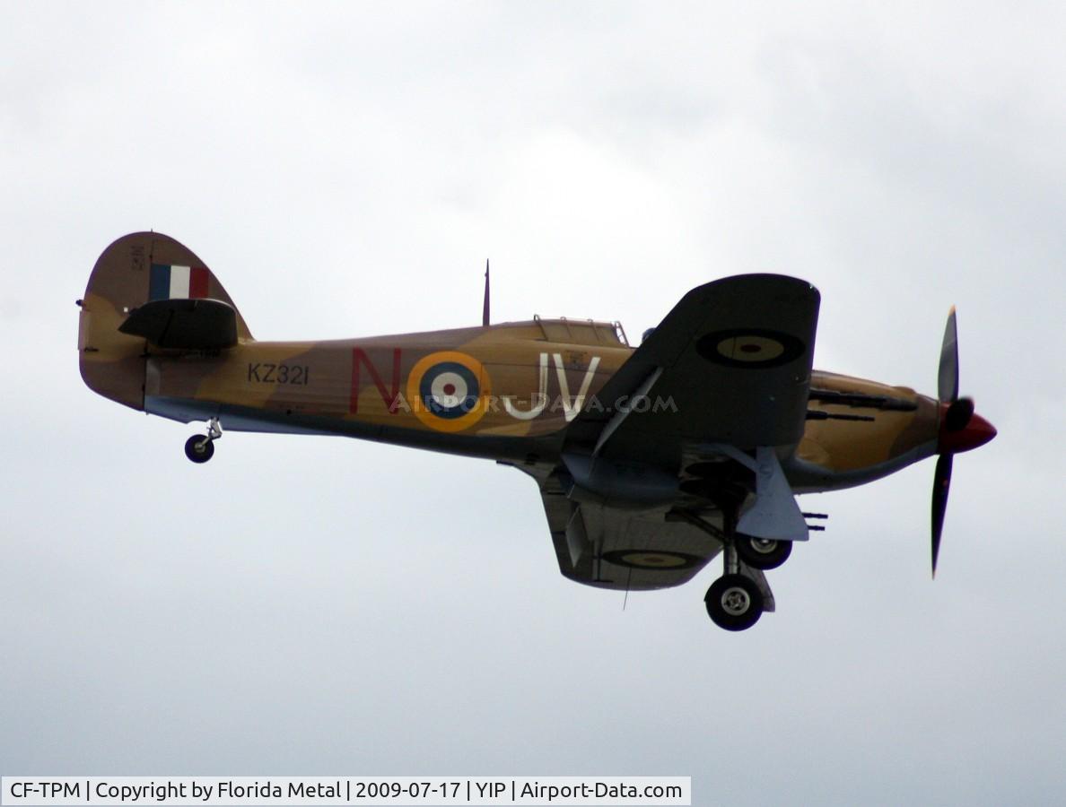 CF-TPM, 1943 Hawker Hurricane IV C/N KZ321, Hawker Hurricane MK IV