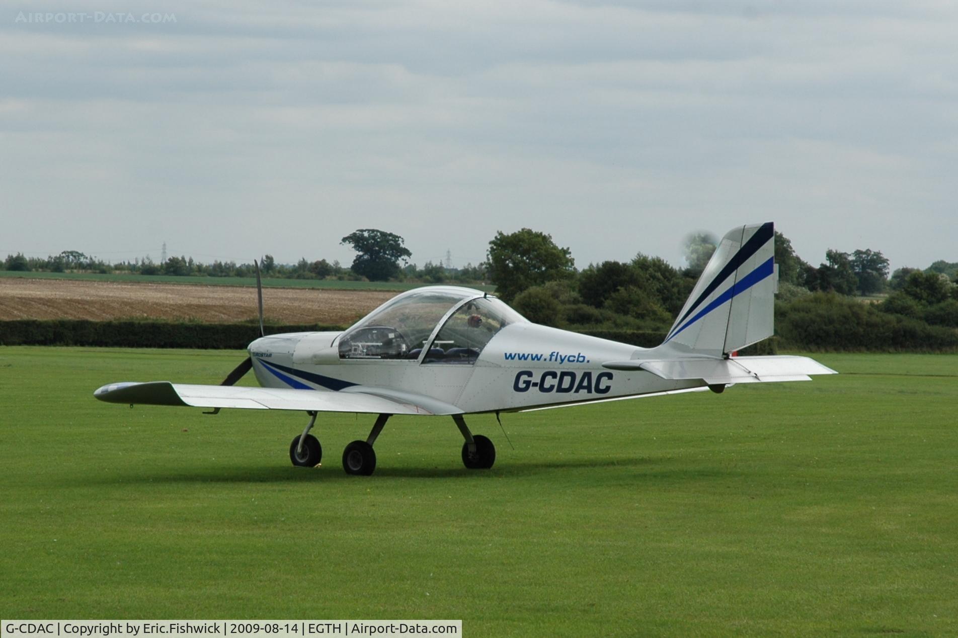 G-CDAC, 2004 Cosmik EV-97 TeamEurostar UK C/N 2116, G-CDAC at Shuttleworth (Old Warden) Aerodrome.