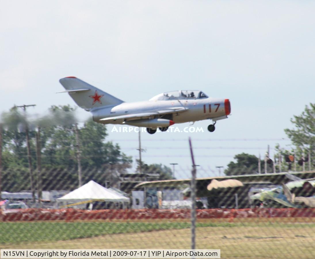 N15VN, 1954 PZL-Mielec SBLim-2M (MiG-15UTI) C/N 1A10017, Mig 15