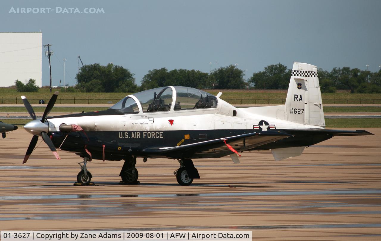 01-3627, 2001 Raytheon T-6A Texan II C/N PT-160, At Alliance Fort Worth