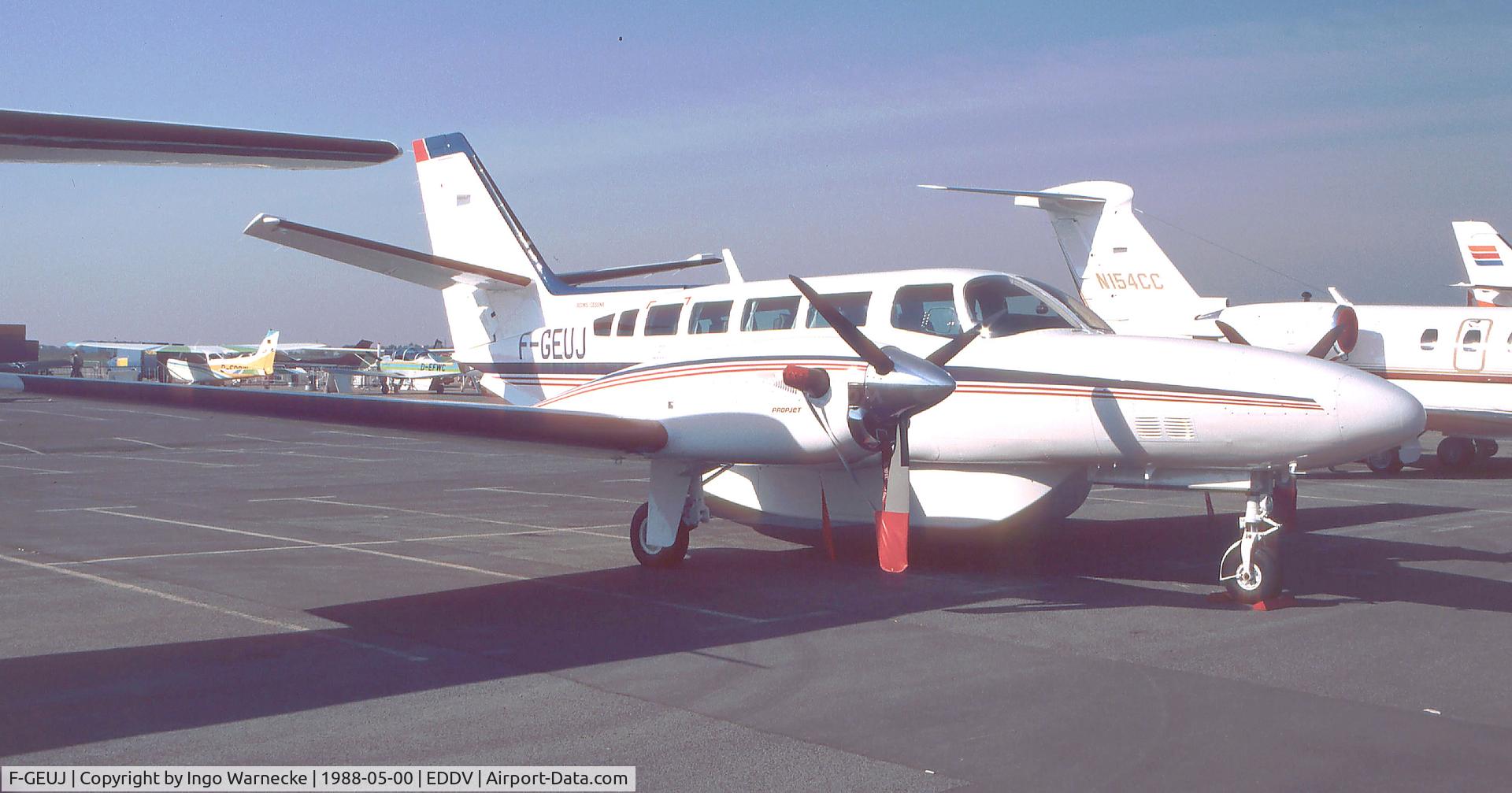F-GEUJ, 1988 Reims F406 Caravan II C/N F406-0024, Reims / Cessna F406 Caravan II at the ILA 1988, Hannover