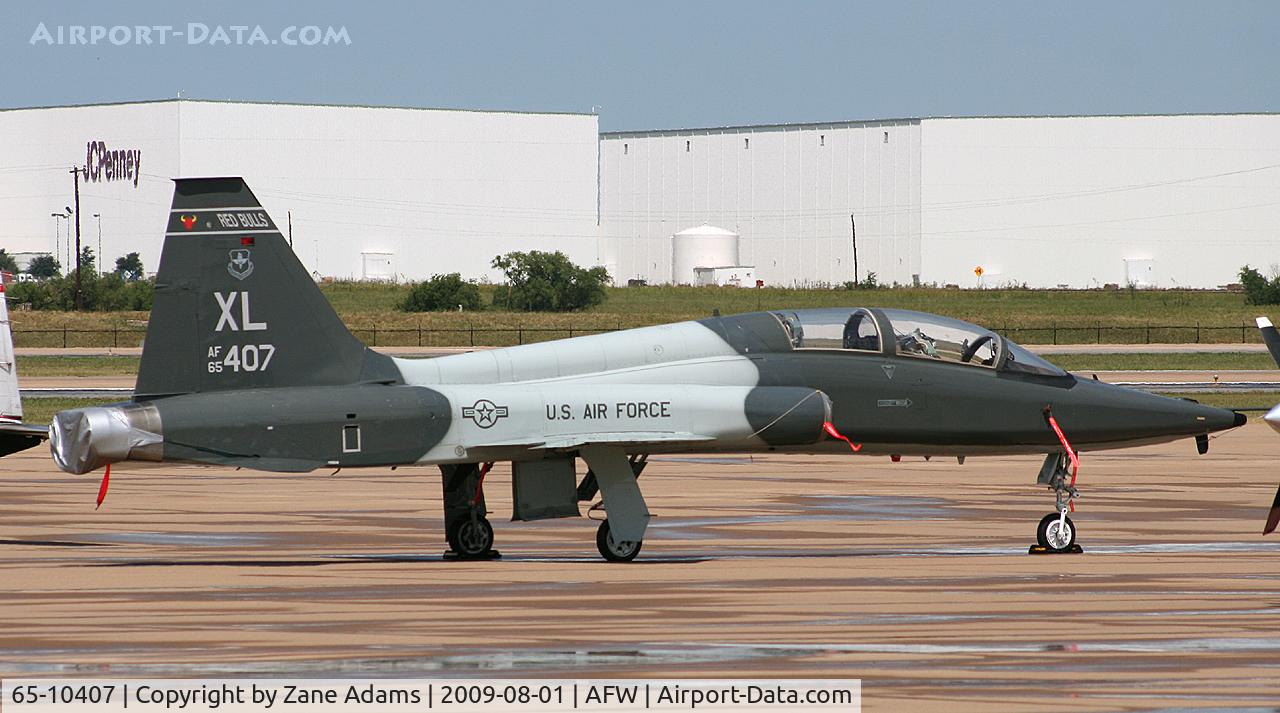 65-10407, 1965 Northrop T-38A-60-NO Talon C/N N.5826, At Alliance Fort Worth