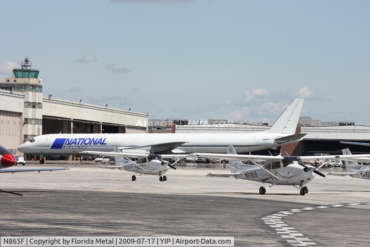 N865F, 1969 Douglas DC-8-63F C/N 46088, National (formerly Murray Air) DC-8-63