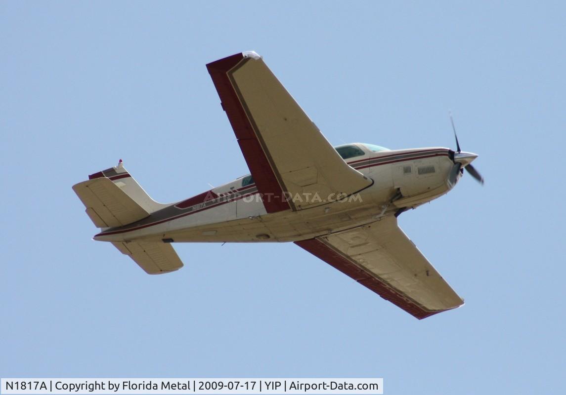 N1817A, 1981 Beech A36TC Bonanza 36 C/N EA-243, Beech A36TC