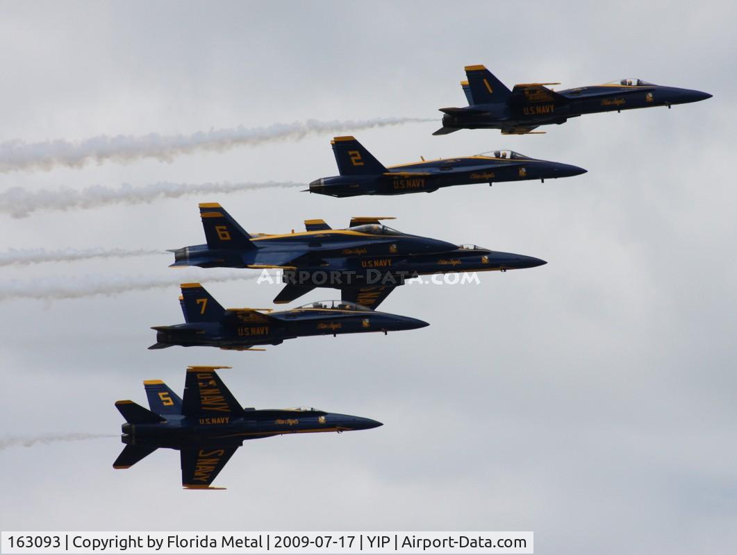 163093, McDonnell Douglas F/A-18A Hornet C/N 0475/A391, Blue Angels