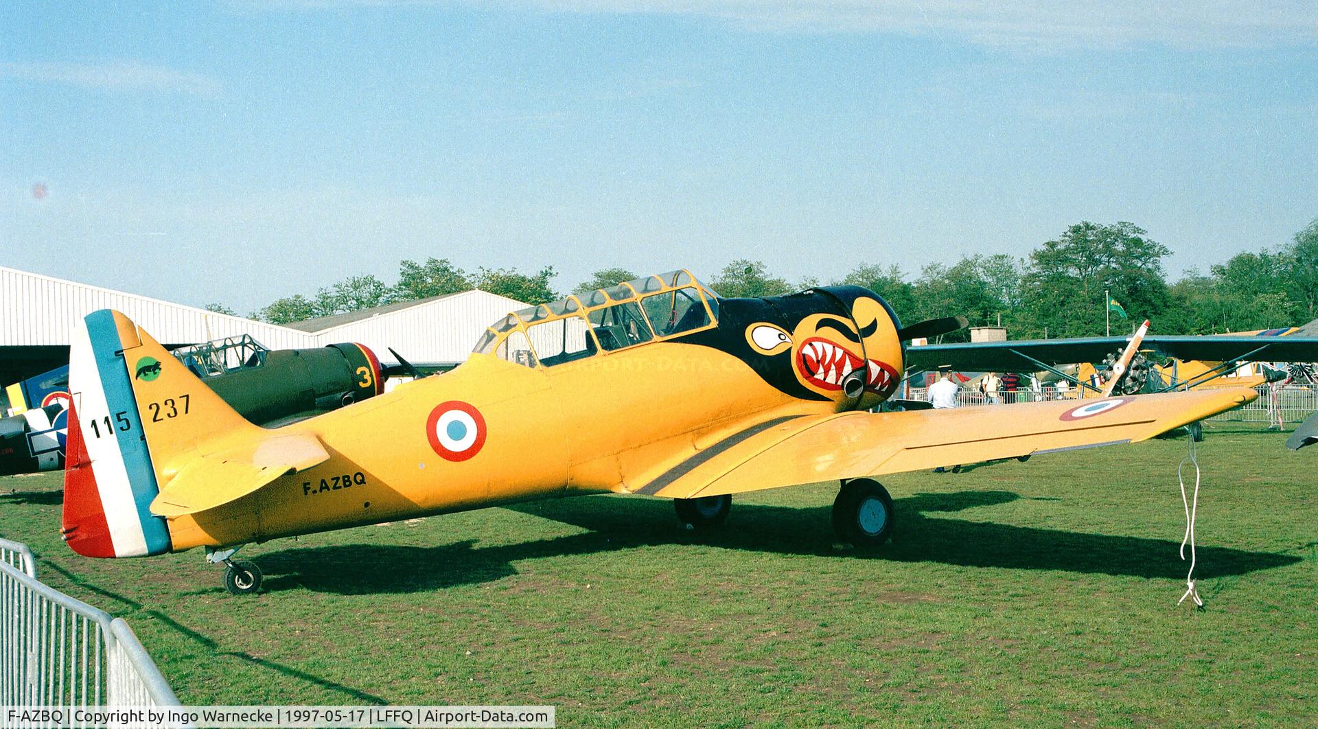 F-AZBQ, North American T-6G Texan C/N 182-535, North American T-6G Texan at the Meeting Aerien 1997, La-Ferte-Alais, Cerny