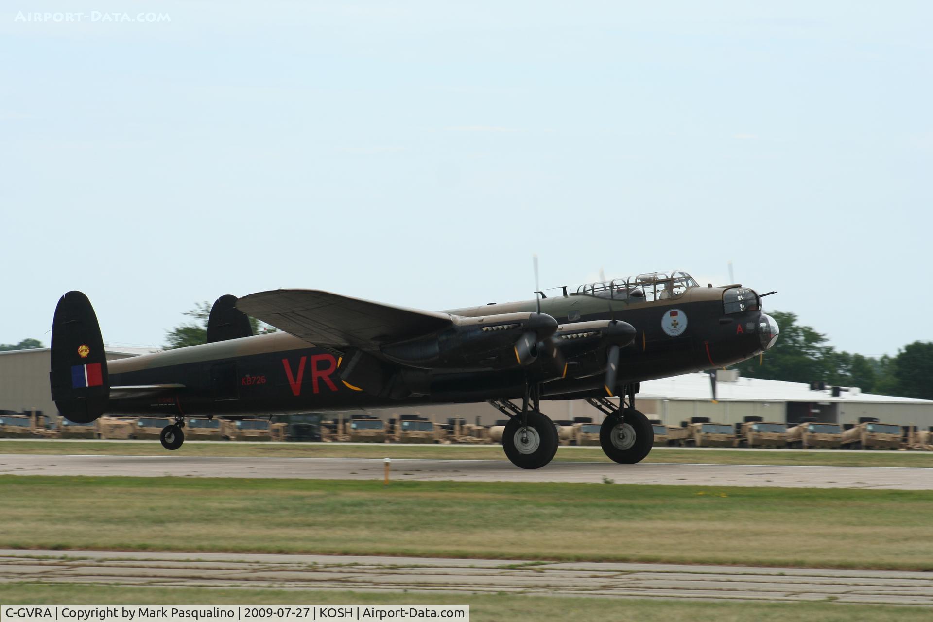 C-GVRA, 1945 Victory Aircraft Avro 683 Lancaster BX C/N FM 213 (3414), Avro Lancaster MK X