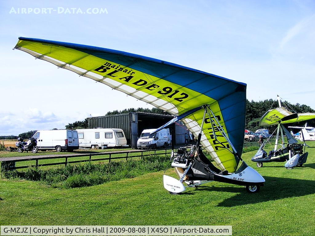 G-MZJZ, 1997 Mainair Blade 912 C/N 1121-0597-7-W924, Ince Blundell flyin