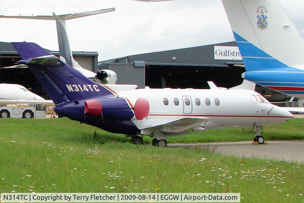N314TC, 1999 Raytheon Hawker 800XP C/N 258400, Hawker 800XP at Luton