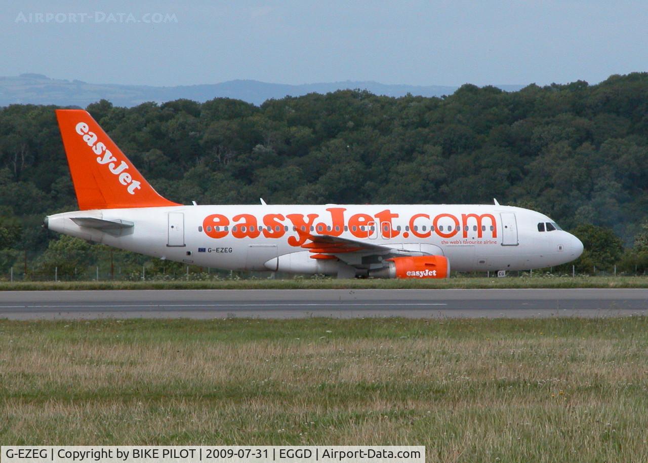 G-EZEG, 2004 Airbus A319-111 C/N 2181, ECHO GOLF HEADING TOWARDS THE TERMINAL