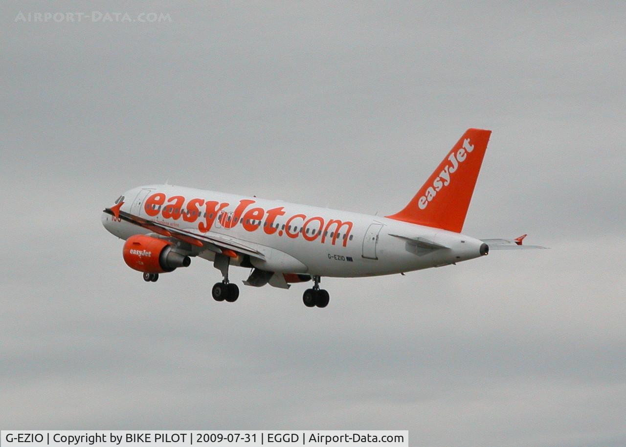 G-EZIO, 2005 Airbus A319-111 C/N 2512, INDIA OSCAR DEPARTING