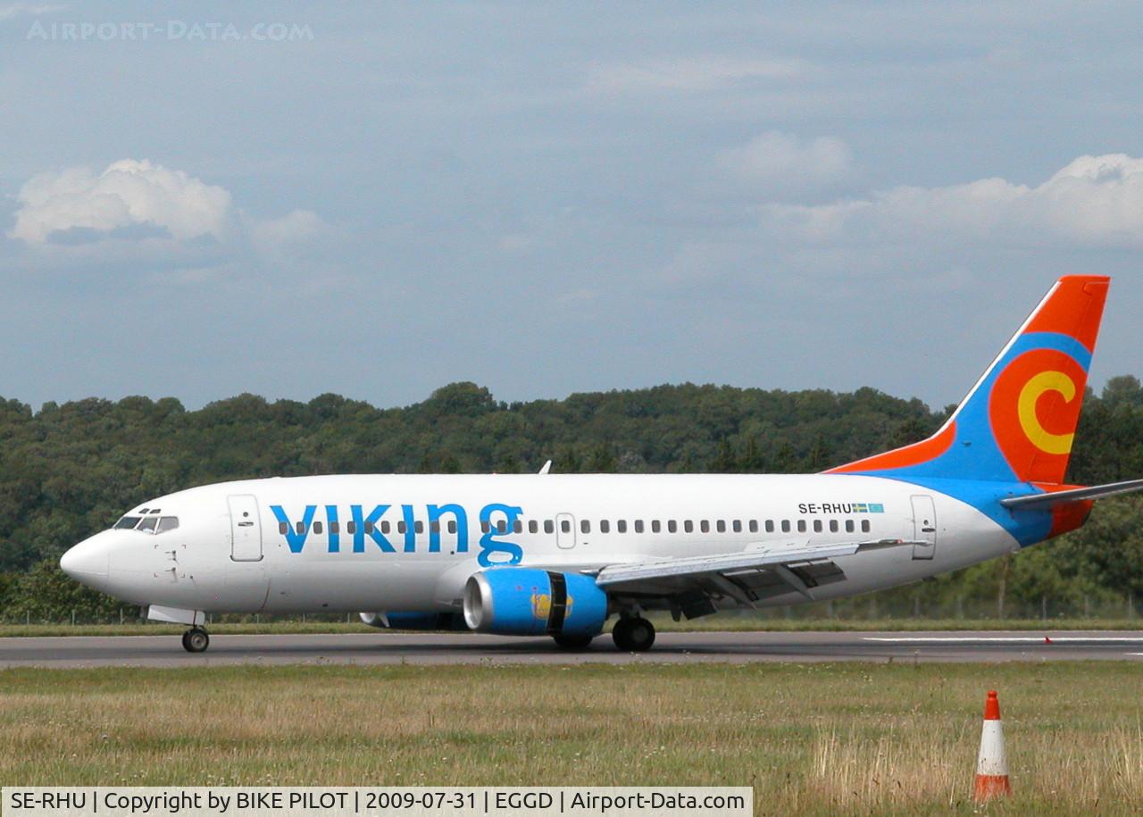 SE-RHU, 1997 Boeing 737-36N C/N 28560, VIKING AIRLINES 737 ARRIVING RWY 27