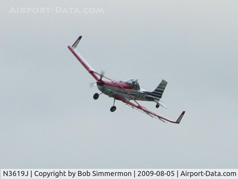 N3619J, 1979 Cessna T188C Ag Husky C/N T18803565T, In action south of La Rue, Ohio