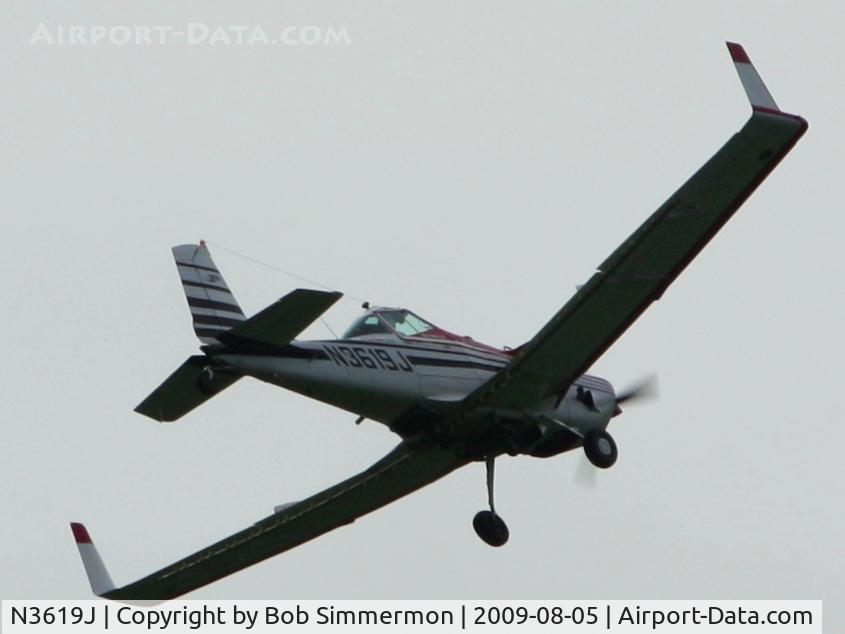 N3619J, 1979 Cessna T188C Ag Husky C/N T18803565T, In action south of La Rue, Ohio