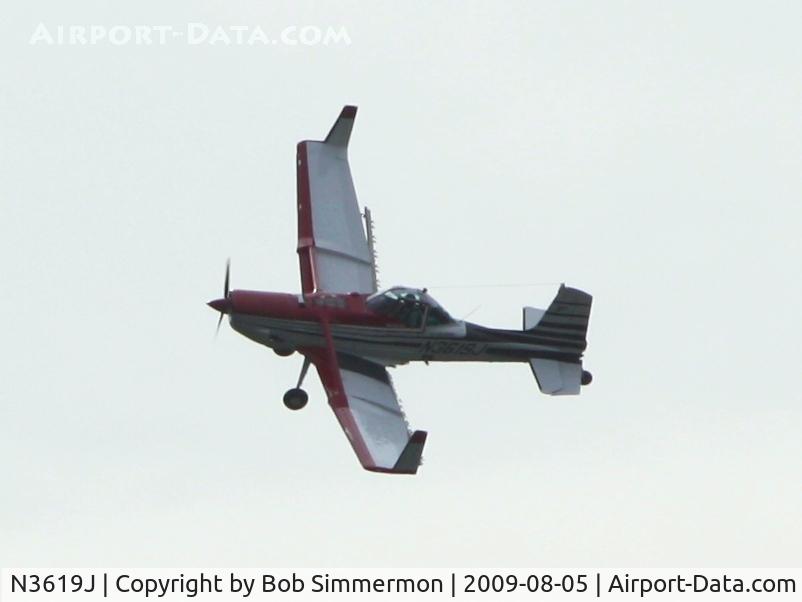 N3619J, 1979 Cessna T188C Ag Husky C/N T18803565T, In action south of La Rue, Ohio