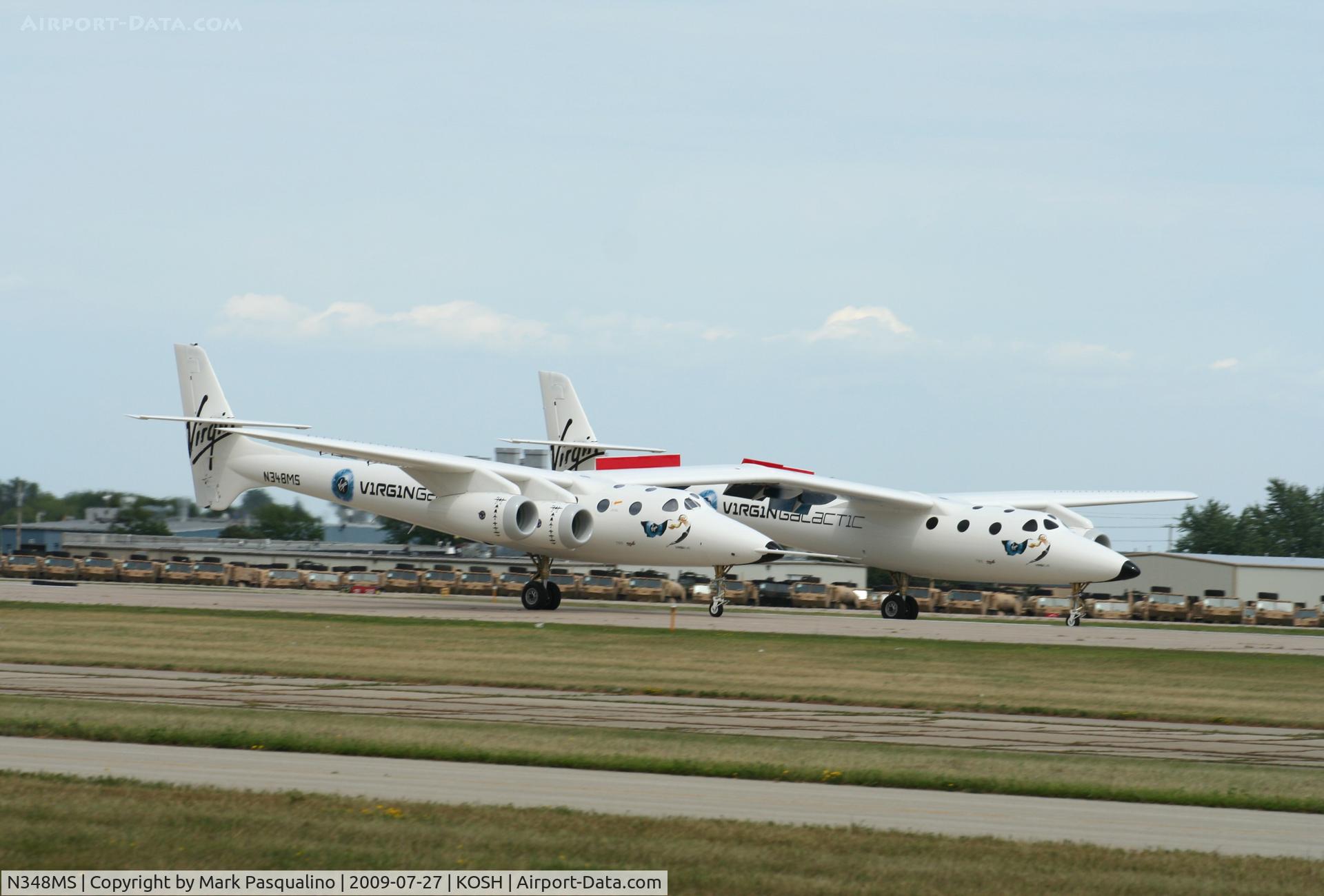 N348MS, 2008 Scaled Composites 348 C/N 001, White Knight Two