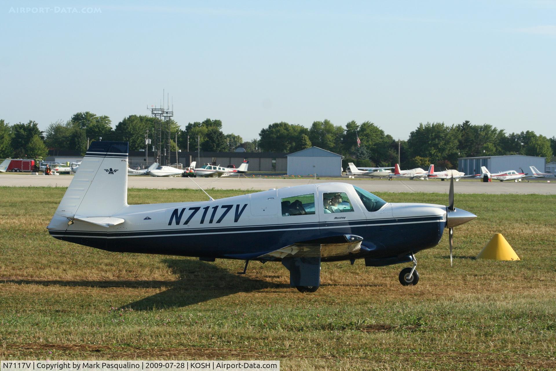 N7117V, 1974 Mooney M20C Ranger C/N 20-0030, Mooney M20C