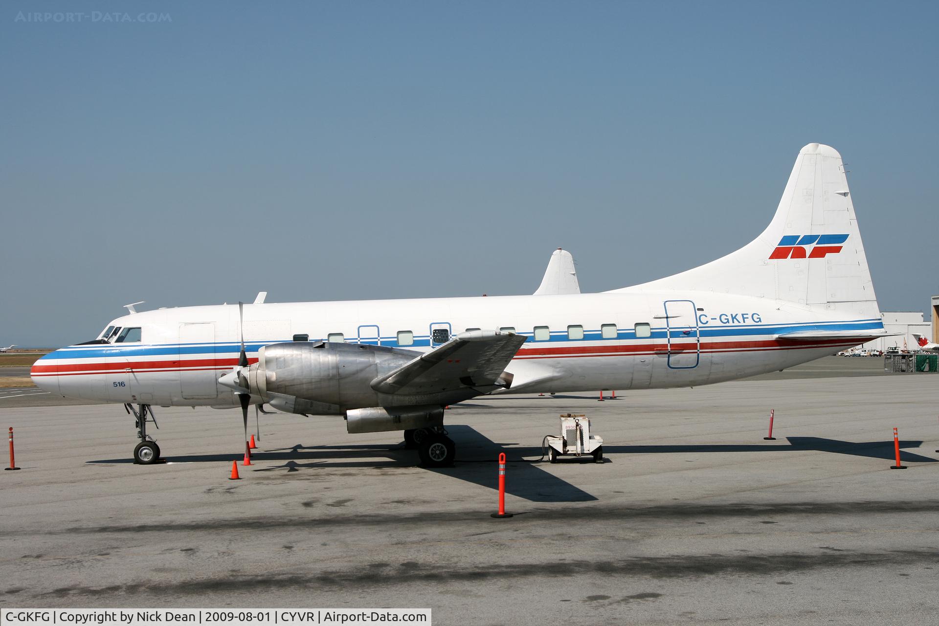 C-GKFG, Convair 580 C/N 22, CYVR
