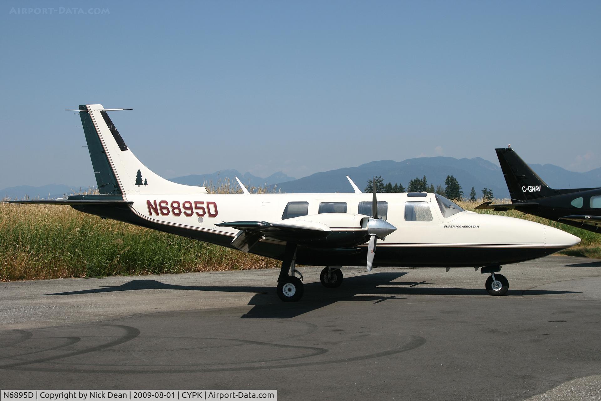 N6895D, 1981 Piper Aerostar 602P C/N 62P09148165040, CYPK