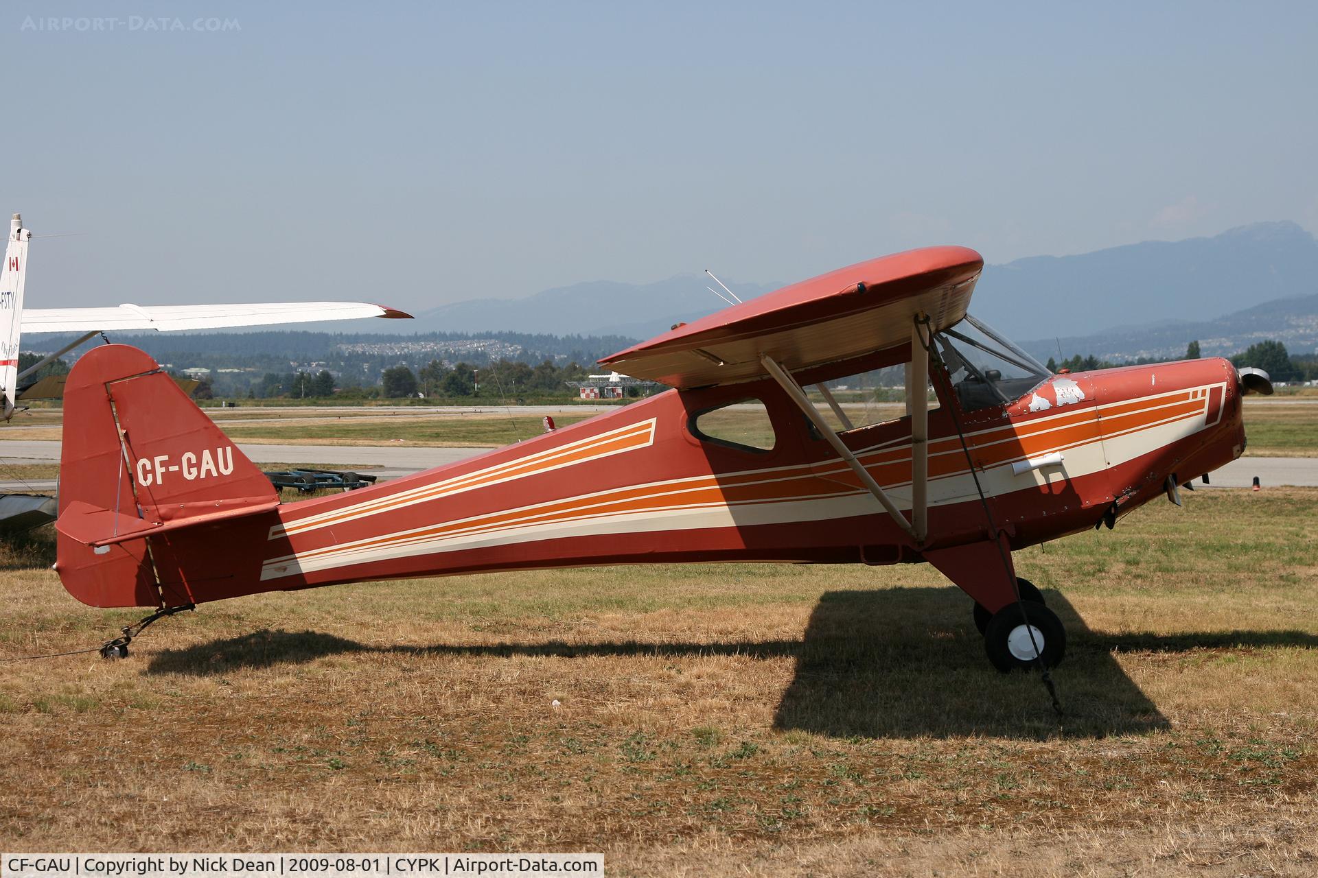 CF-GAU, 1951 Fleet 80 Canuck C/N 207, CYPK