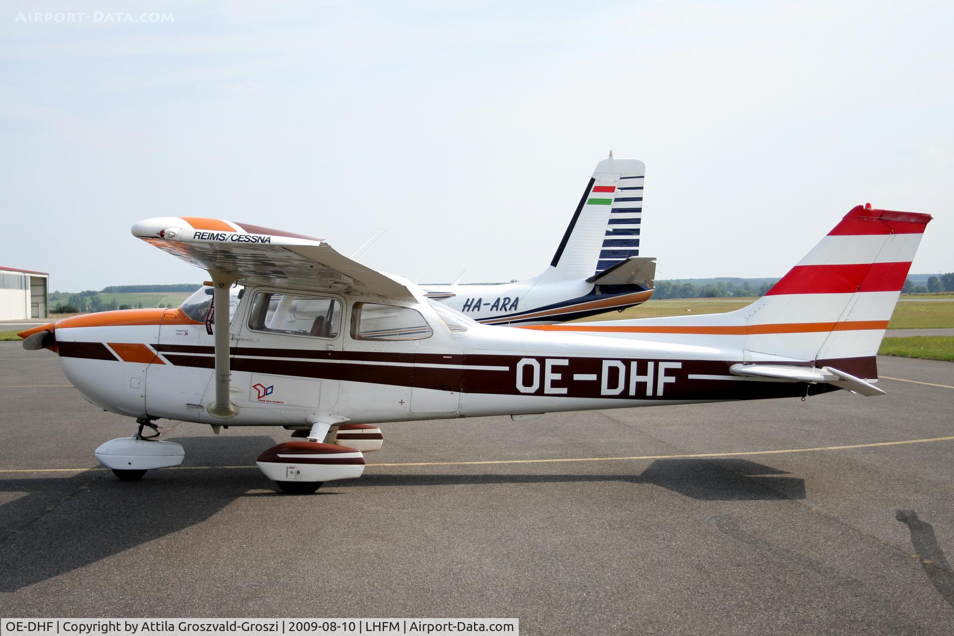 OE-DHF, 1979 Reims F172N Skyhawk C/N 1861, Fertöszentmiklos - Meidl Airport / LHFM - Hungary