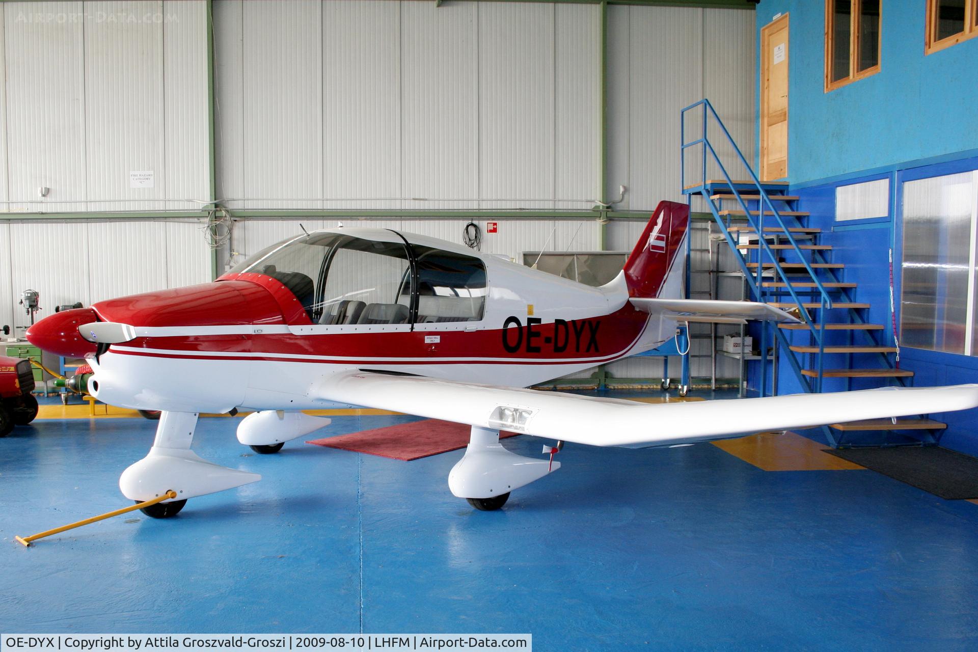 OE-DYX, Robin DR-400-120 Dauphin C/N 1559, Fertöszentmiklos - Meidl Airport / LHFM - Hungarian Aircraft Technology & Service hangar
