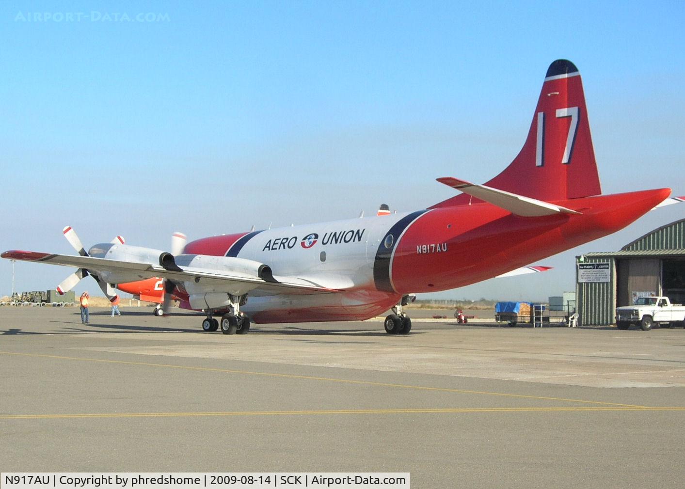 N917AU, 1963 Lockheed P-3A Orion C/N 185-5036 (150510), Working the Altamont, Ca fire