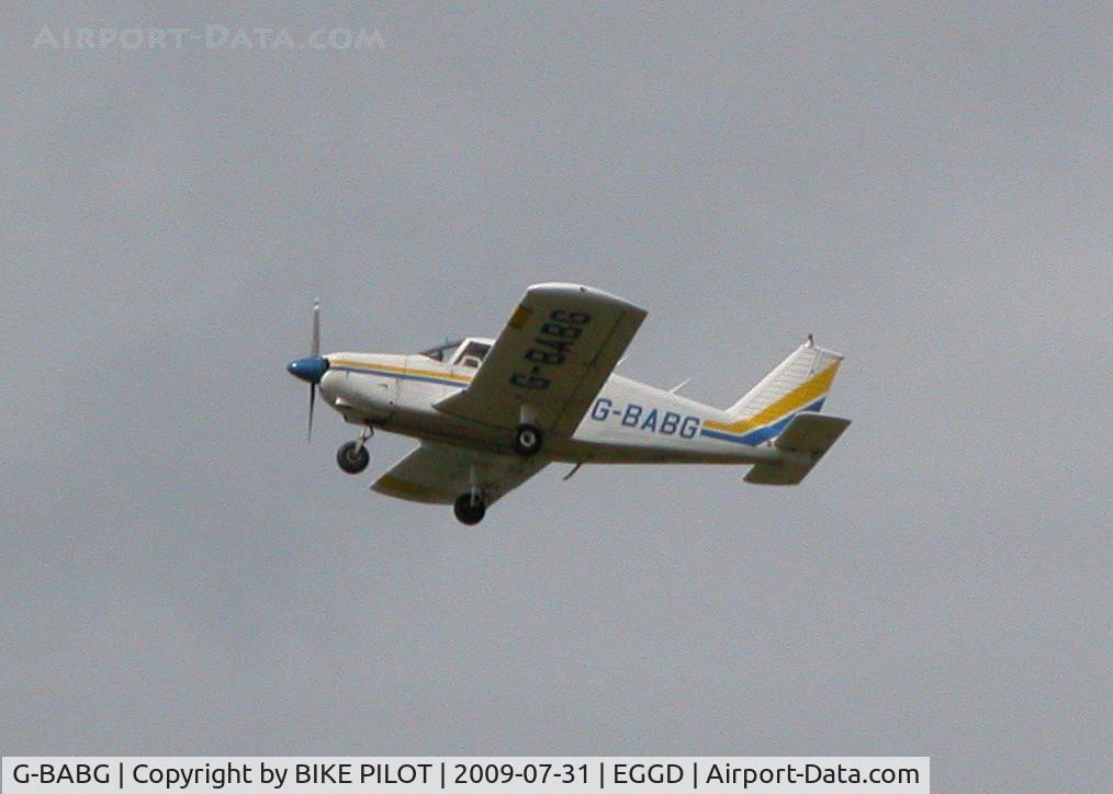 G-BABG, 1964 Piper PA-28-180 Cherokee C/N 28-2031, MENDIP FLYING GROUP CHEROKEE