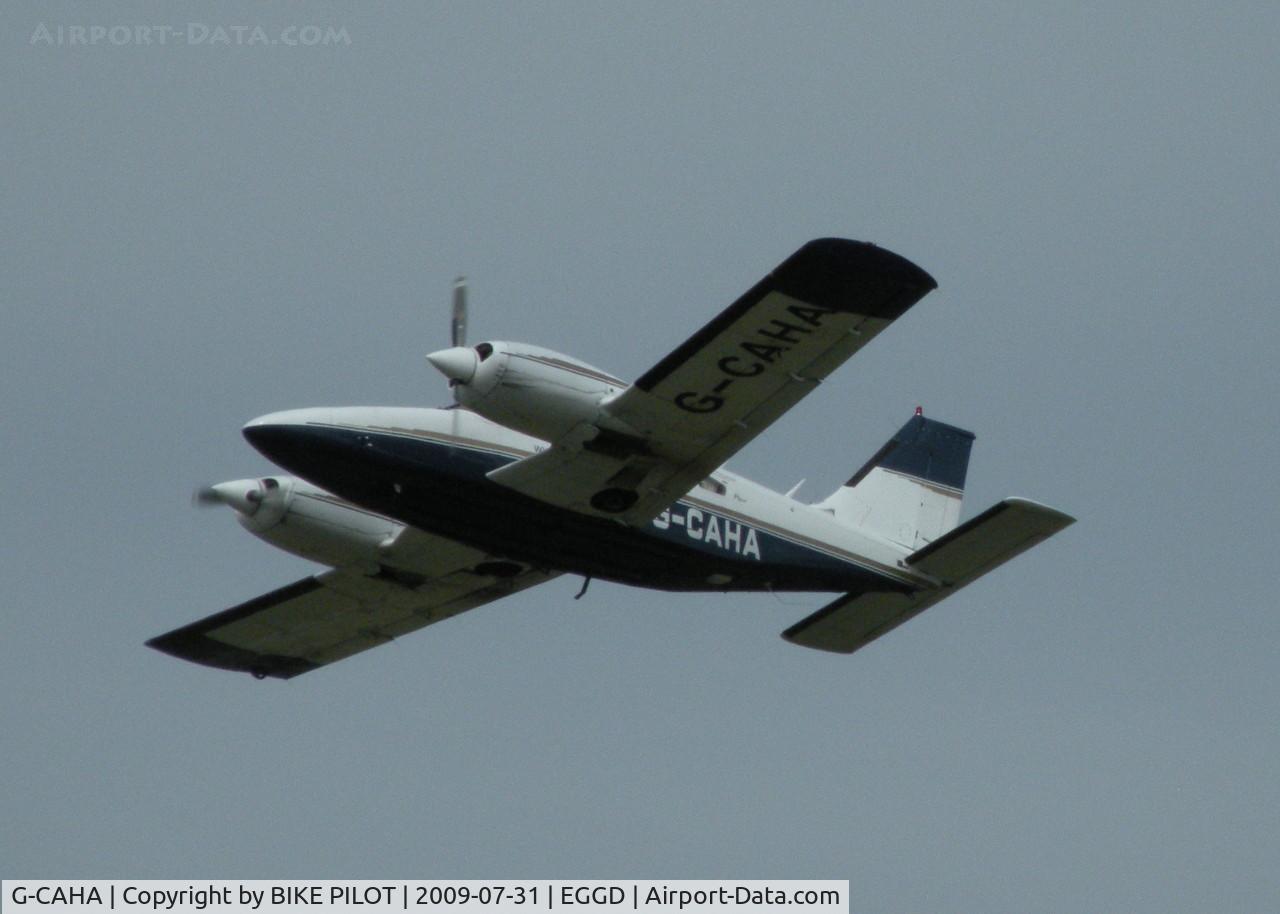 G-CAHA, 1977 Piper PA-34-200T Seneca II C/N 34-7770010, TGD LEASING SENECA II