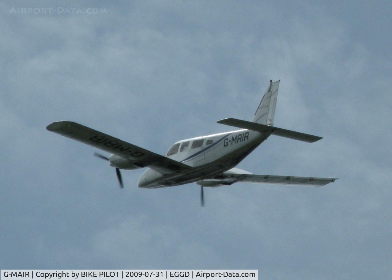 G-MAIR, 1979 Piper PA-34-200T C/N 34-7970140, BRISTOL FLYING CENTRE SENECA II