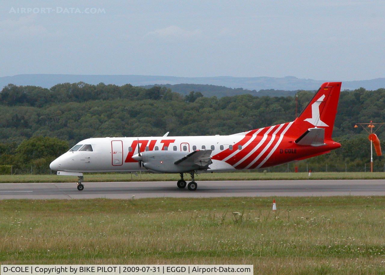 D-COLE, 1989 Saab 340A C/N 340A-144, ARRIVAL RUNWAY 27