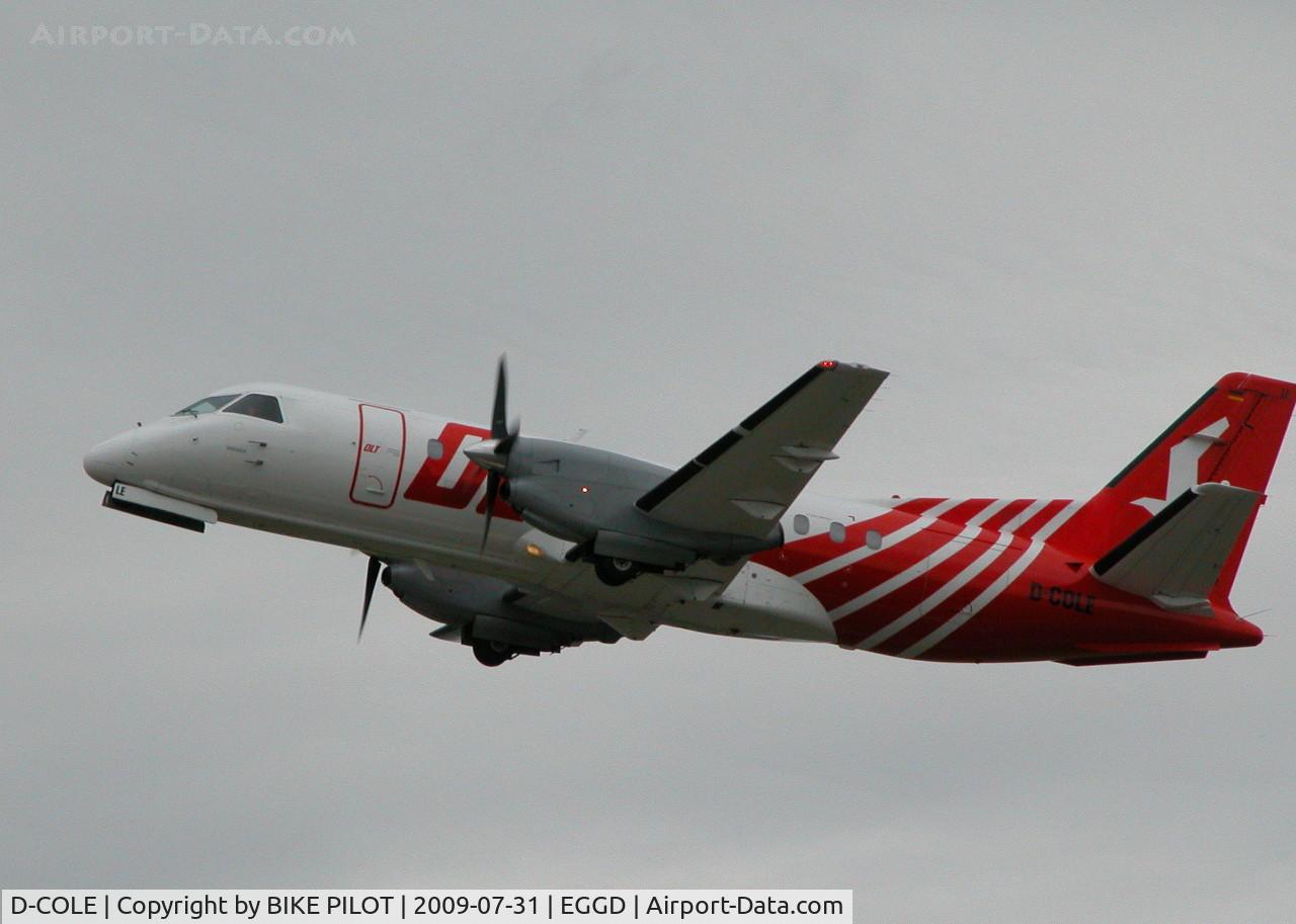 D-COLE, 1989 Saab 340A C/N 340A-144, CLIMB OUT WITH GEAR ALMOST UP