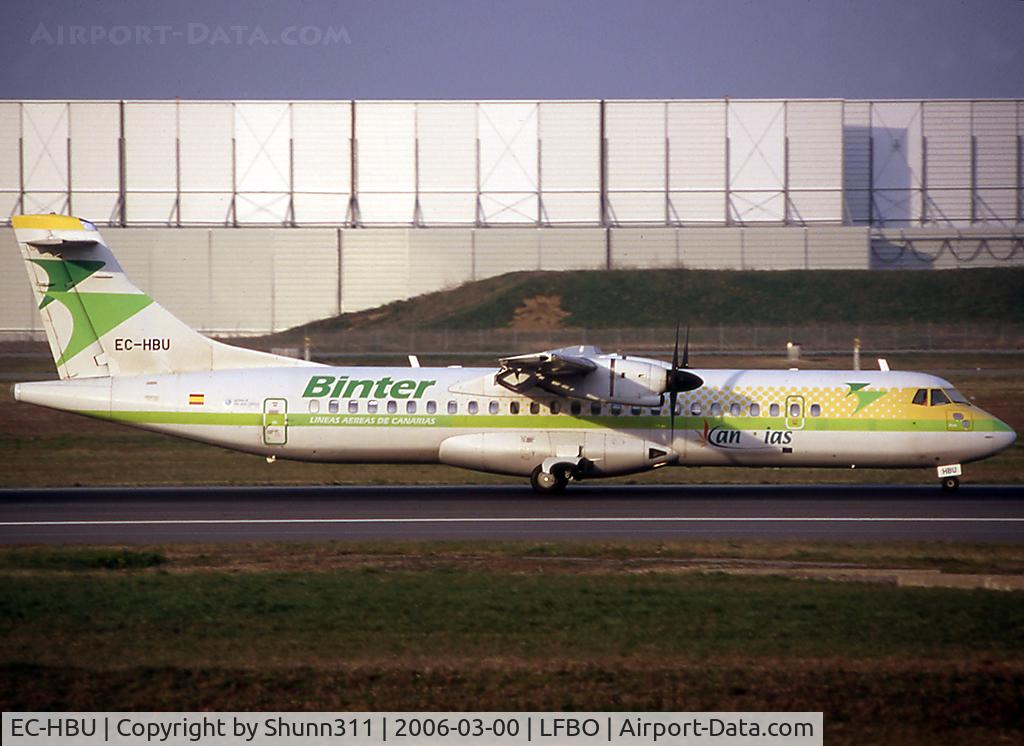 EC-HBU, 1995 ATR 72-212 C/N 459, Landing rwy 14R
