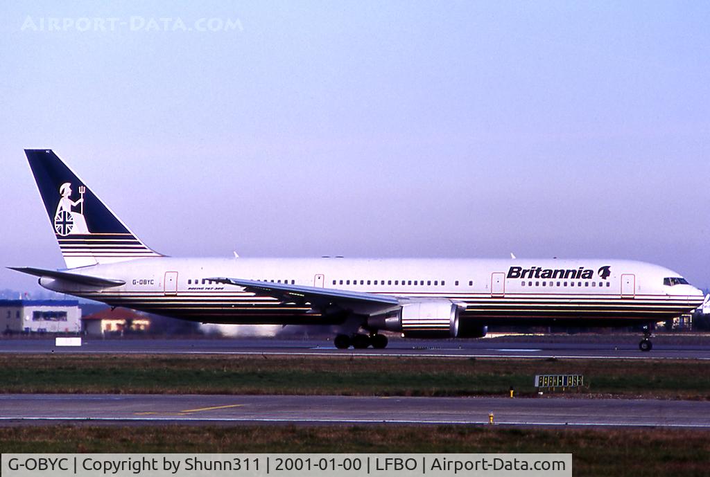 G-OBYC, 1996 Boeing 767-304/ER C/N 28041, Ready for take off rwy 15L