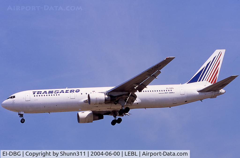 EI-DBG, 1991 Boeing 767-3Q8/ER C/N 24746, Landing rwy 25