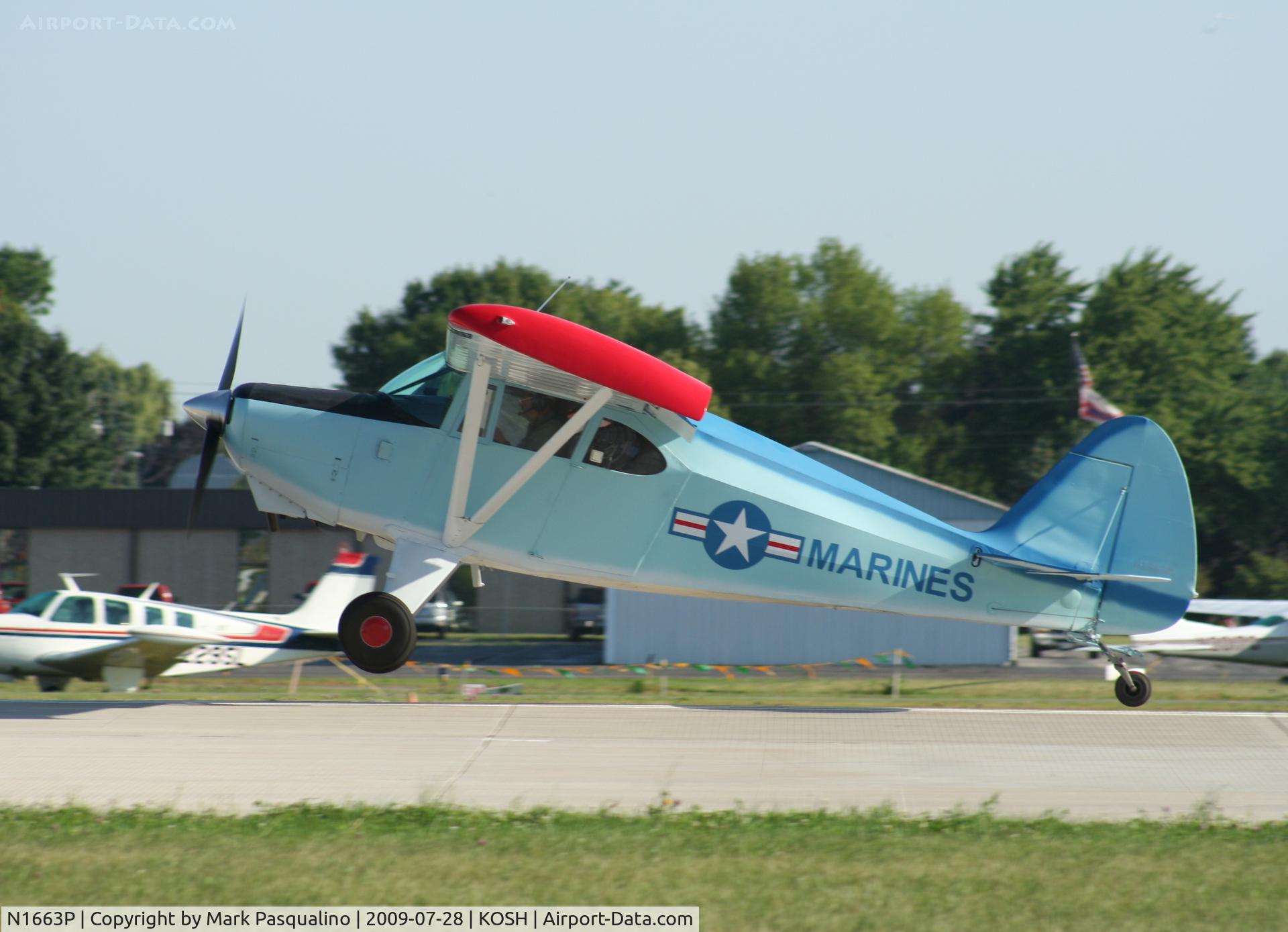 N1663P, 1955 Piper PA-22 C/N 22-3089, Piper PA-22