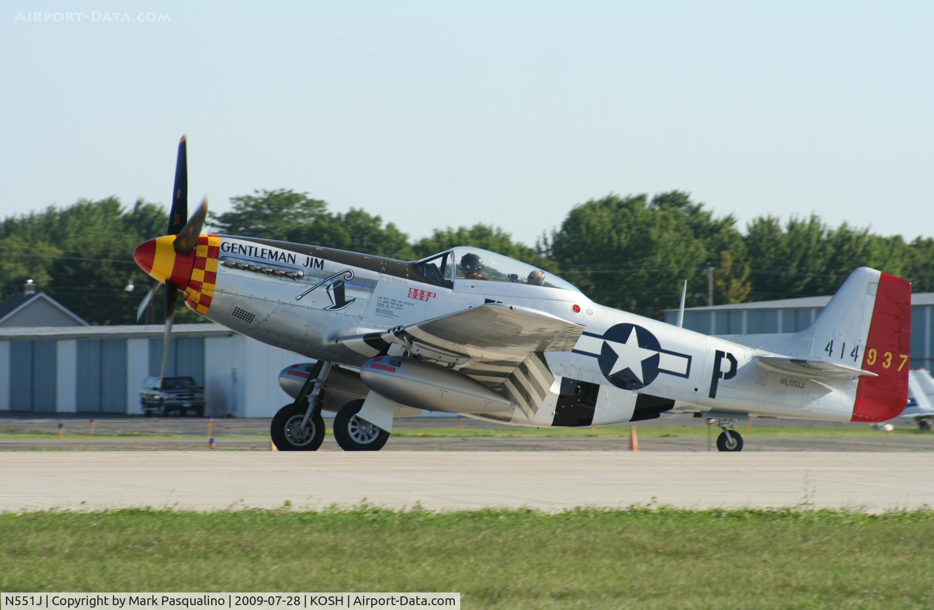 N551J, 1957 North American P-51D Mustang C/N 44-74230, North American P-51D