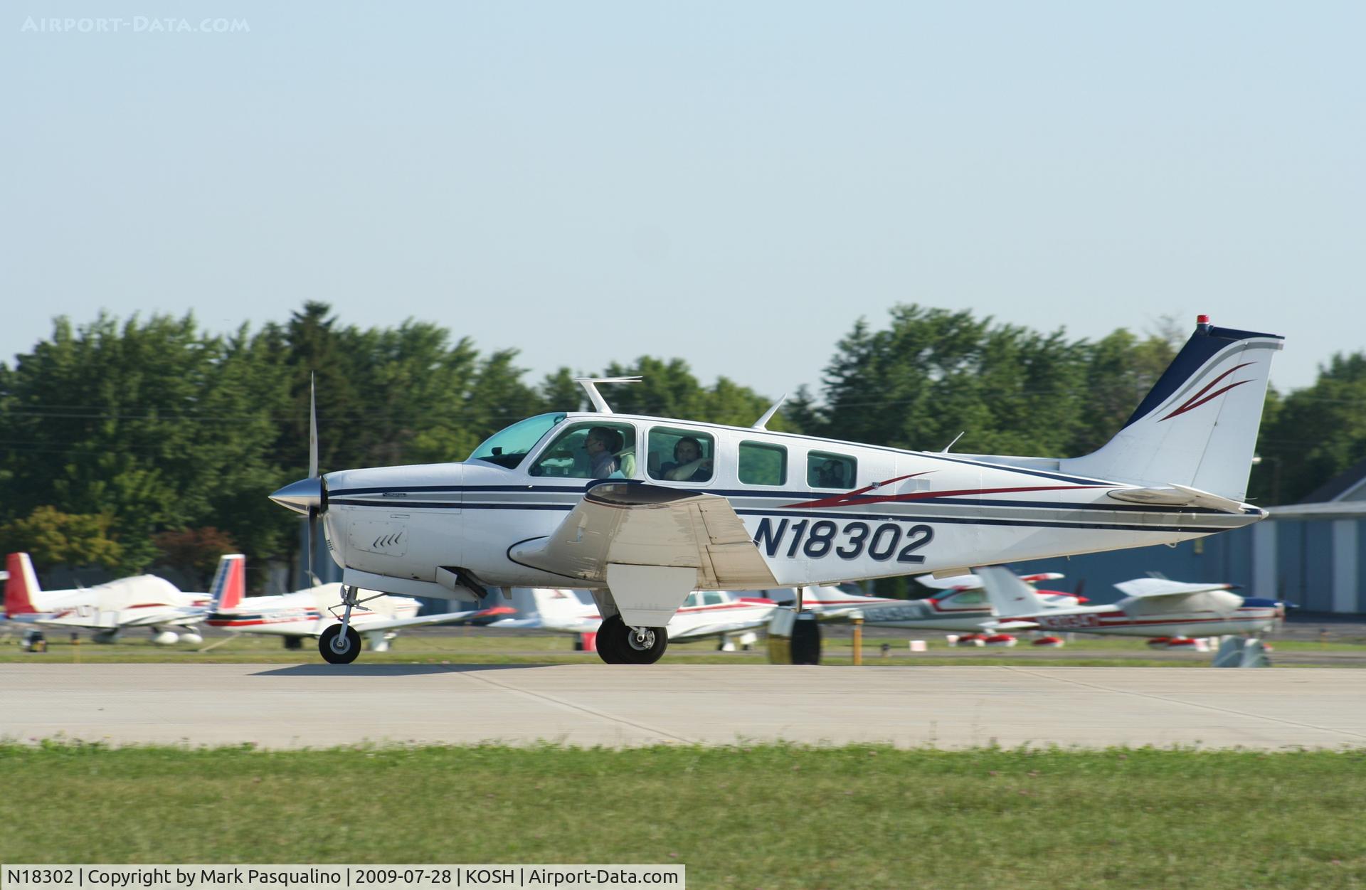 N18302, 1977 Beech A36 Bonanza 36 C/N E-1081, Beech A36