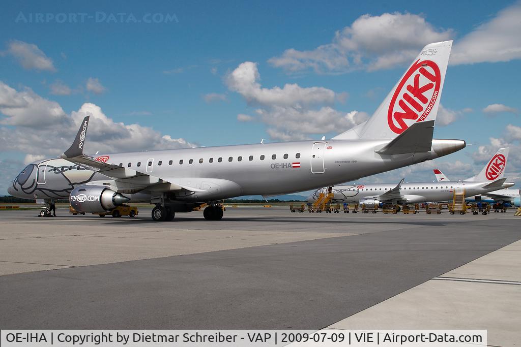 OE-IHA, 2009 Embraer 190LR (ERJ-190-100LR) C/N 19000285, Fly Niki Embraer 190