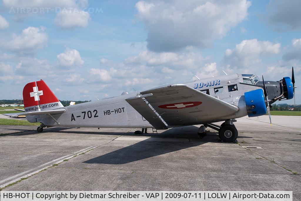 HB-HOT, 1939 Junkers Ju-52/3m g4e C/N 6595, Ju Air Ju52