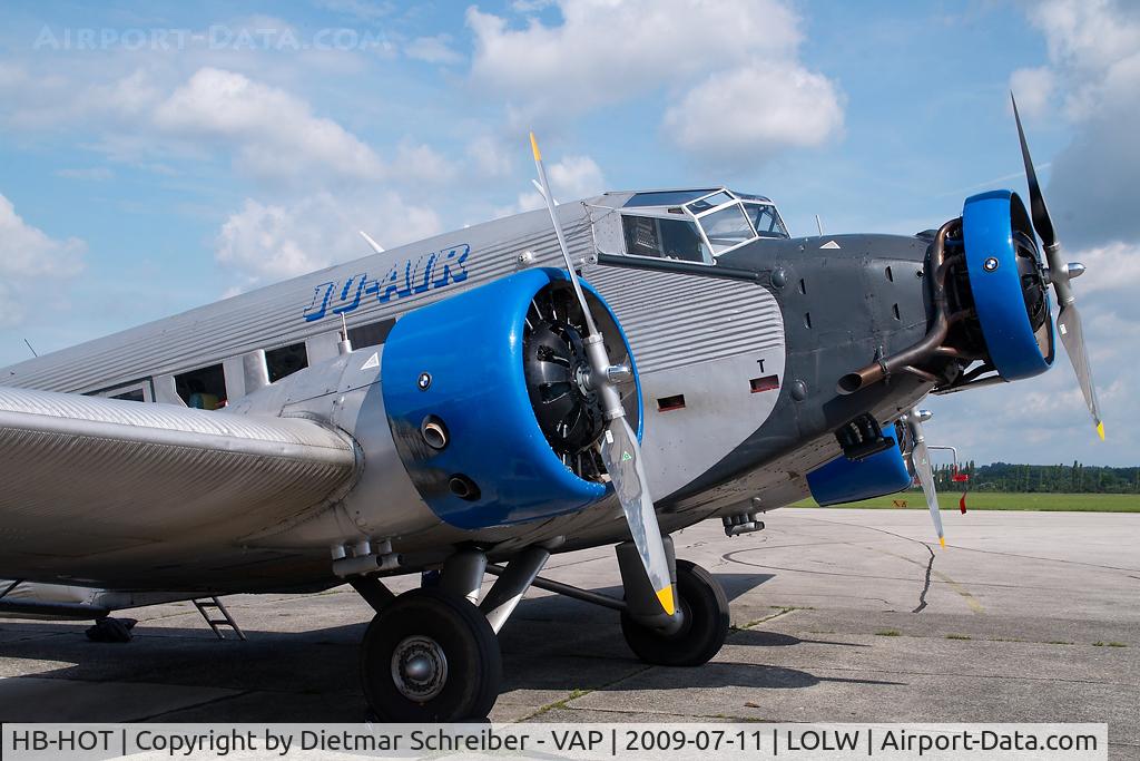HB-HOT, 1939 Junkers Ju-52/3m g4e C/N 6595, Ju Air Ju52