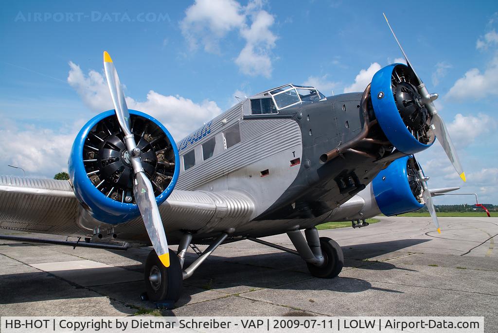 HB-HOT, 1939 Junkers Ju-52/3m g4e C/N 6595, Ju Air Ju52