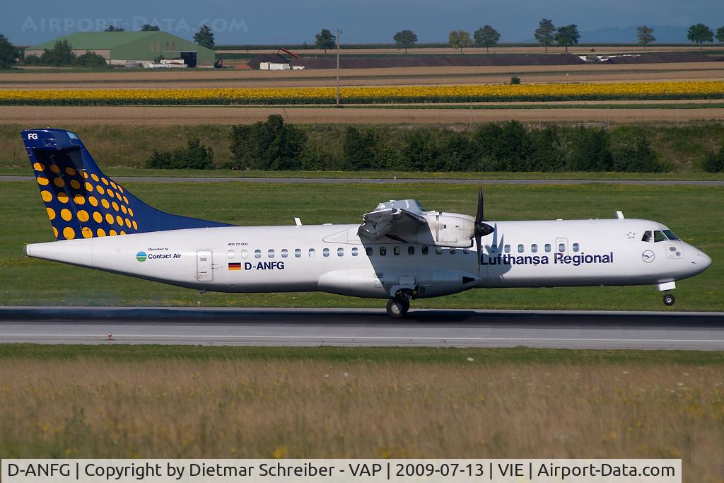 D-ANFG, 2001 ATR 72-212A C/N 658, Contact Air ATR72 in Lufthansa Regional colors