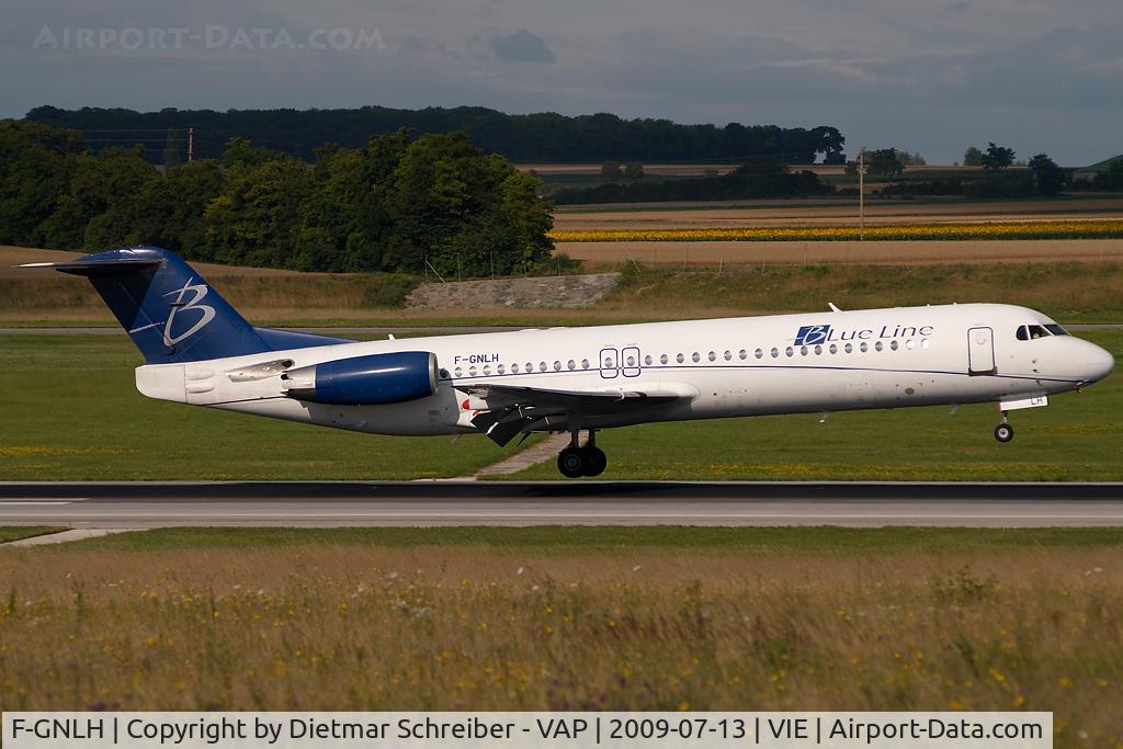 F-GNLH, 1991 Fokker 100 (F-28-0100) C/N 11311, Blueline Fokker 100