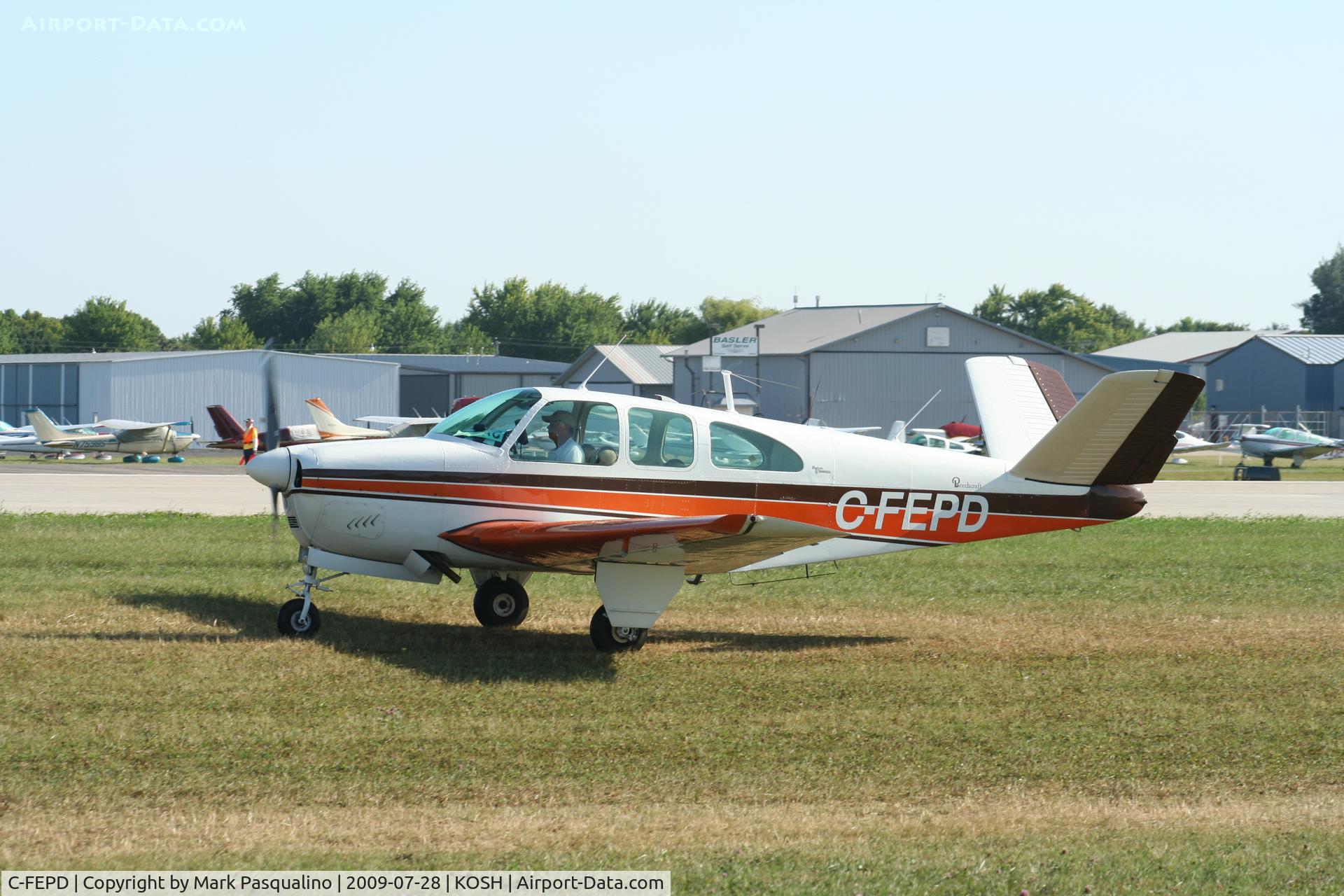 C-FEPD, 1963 Beech P35 Bonanza C/N D-7218, Beech P35